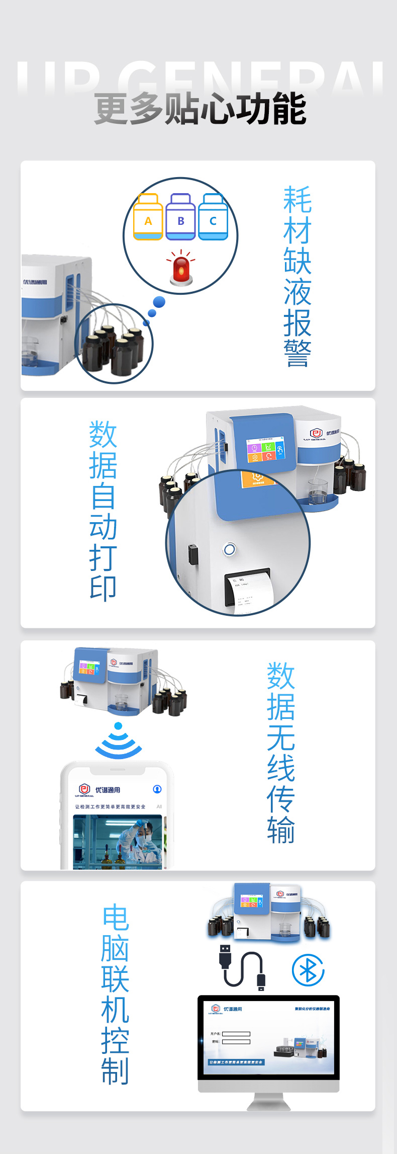 全自动石化水质分析仪UPW-Q700S140L 细节图 9