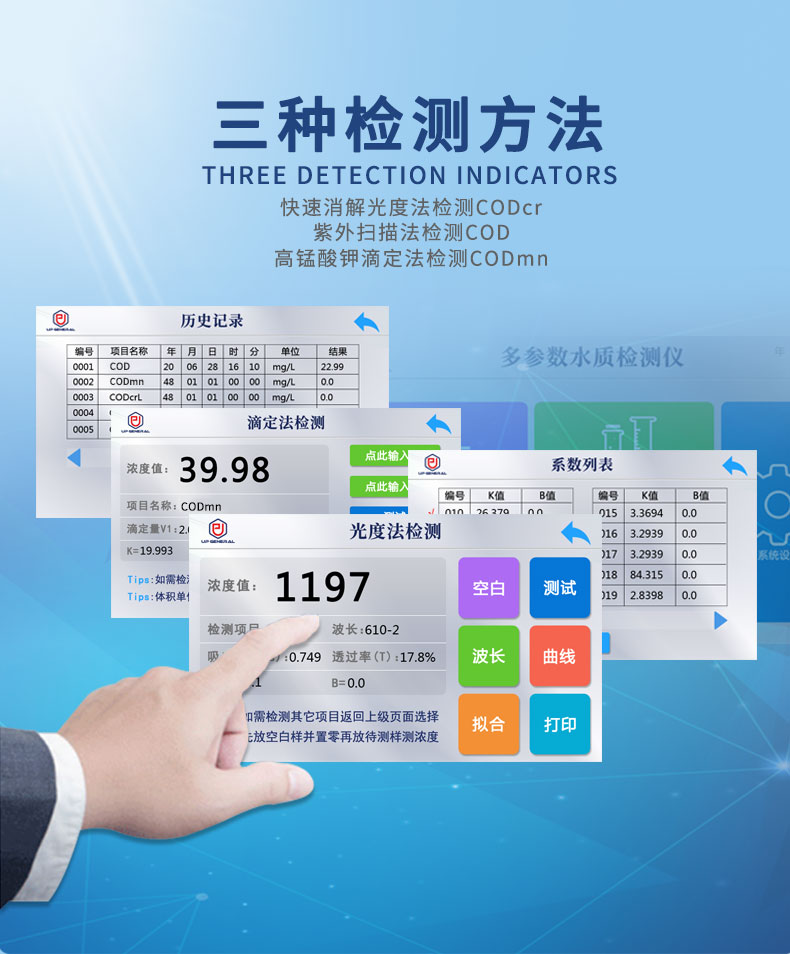 紫外三合一COD速测仪UPW-T700UVC 细节图 6